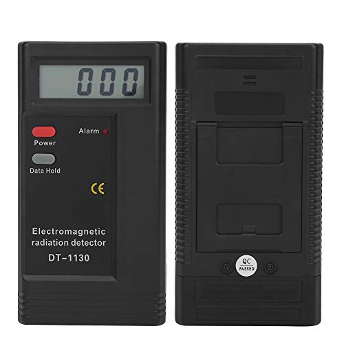 1 PC EMF Meter,Portable LCD Digital Electromagnetic Radiation Detector,Battery Operated Electromagnetic Radiation Tester,Handheld EMF Detector 50Hz-2000MHz,for Electrical Equipment