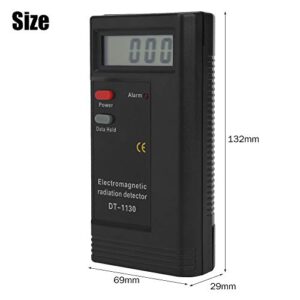 1 PC EMF Meter,Portable LCD Digital Electromagnetic Radiation Detector,Battery Operated Electromagnetic Radiation Tester,Handheld EMF Detector 50Hz-2000MHz,for Electrical Equipment