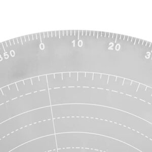 Round Center Finder with Clear Scales Acrylic DlY Woodworking Compass Circle Gauge(Large (30cm in diameter))