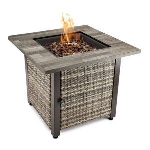 aiden brown 30” square gas fire table