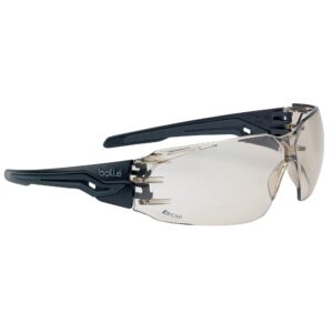 bollé safety - bssi, silex+ eye protection with platinum anti-fog coating, matte black frame/csp lenses