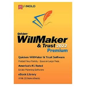 houshtec wqp22c3 quicken willmaker & trust premium 2022 book