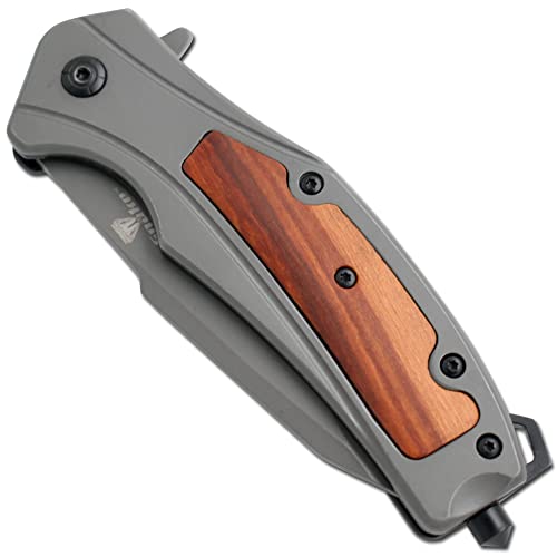 Snake Eye Tactical Everyday Carry Folding Pocket Knife Ideal For Engraving