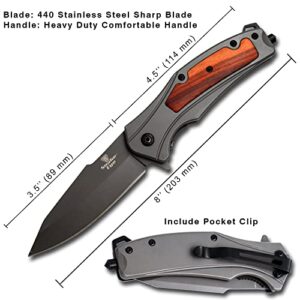 Snake Eye Tactical Everyday Carry Folding Pocket Knife Ideal For Engraving