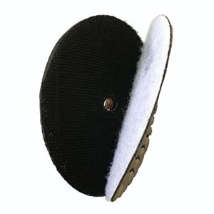 Extra Flexible Backer Pad Rubber Backing Pad for Edges, Tight Corner Polishing,Hook&Loop Back Holder - Arbor 5/8" 11