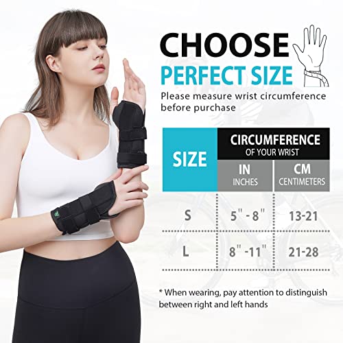 KD Carpal Tunnel Wrist Brace Night Support, Wrist Splint Hand Brace for Carpal Tunnel Syndrome Pain Relief, Arthritis, Tendonitis, Sprain Treatment