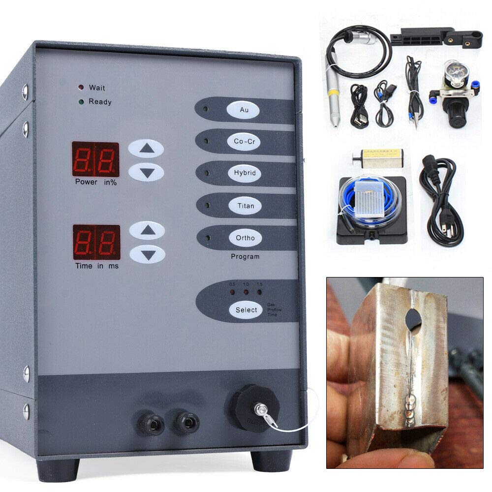 100W Automatic CNC Pulse Argon Spot Welder, Repair ARC Laser Machine Soldering Kit Iron Kits Hot Station Electronics Repair Tools GDAE10 Torch Welding Accessories Jewelry DIY Tool