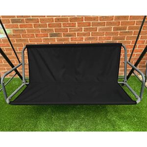 izzybang 2/3 seat patio swing cover chair bench replacement cover for swing seat waterproof heavy duty swing seat cover, (l) x (w) 50.00 x 41.33 inch