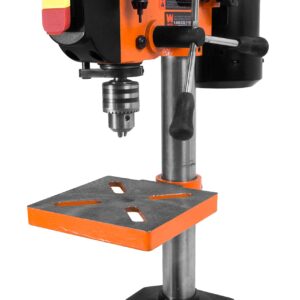 WEN 4208T 2.3-Amp 8-Inch 5-Speed Benchtop Drill Press & DPA2513 24-by-12-Inch Drill Press Table with an Adjustable Fence and Stop Block