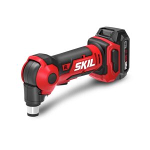 skil pwr core 12 brushless 12v auto hammer kit includes 2.0ah lithium battery and pwr jump charger - ah6552a-10, red