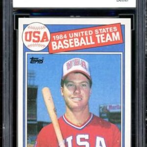 1985 Topps #401 Mark Mcgwire Rookie Card BGS BCCG 9 Near Mint+