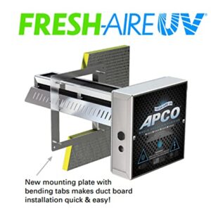 APCO Carbon Matrix HVAC UV Air Purifier, Includes Dual 2-Year UVC Lamp for Coils and Air Handler (18-32 VAC Series) # TUV-APCO-DE2