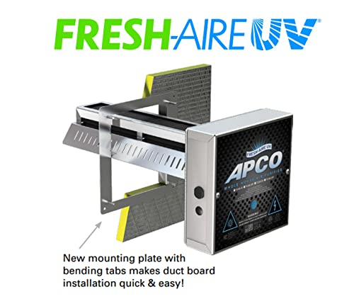 APCO Carbon Matrix HVAC UV Air Purifier, Includes Dual 2-Year UVC Lamp for Coils and Air Handler (18-32 VAC Series) # TUV-APCO-DE2