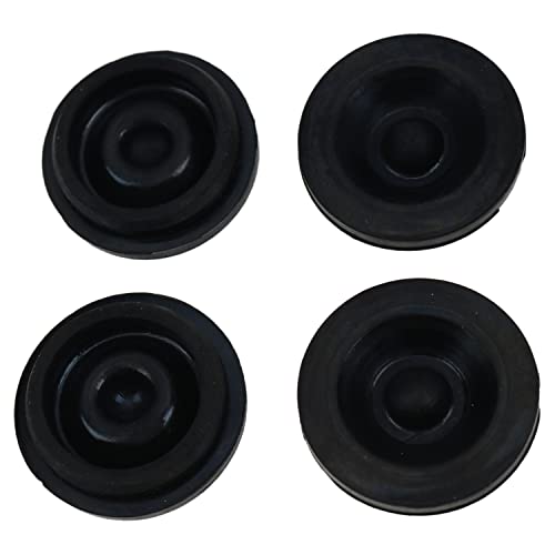 AIVWUMOT 4 Pack Trailer Axle Wheel Rubber Grease Plugs Hub Dust Cap Fits for Dexter EZ Lube Trailer Camper Axle