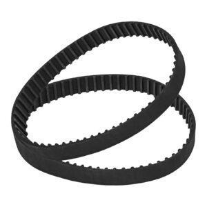 sander toothed drive belt compatible with 848530 porter cable fits 351/352 336/337 variable speed belt sanders - 2pack