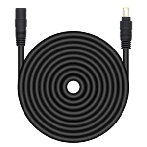 billion wealth 20feet 16awg dc 8mm male to female plug extension cable perfectly compatible with solar generator portable power station and solar panel