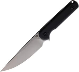 ferrum forge knife works lackey xl fixed blade black ff0089b