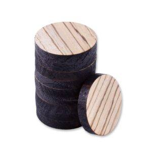 ezsmith knife handle spacers - zebrawood - usa made - (10 pack)