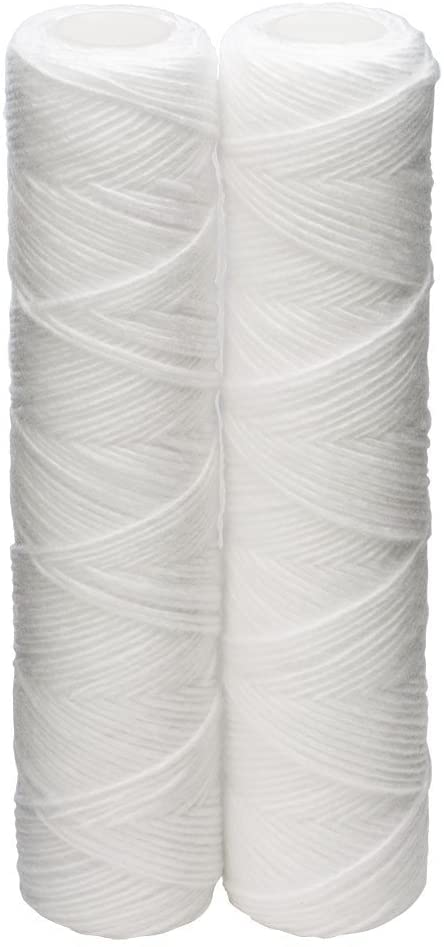CW-F Sediment Replacement Cartridge Polypropylene Cord-Wound, 10 Micron (4 Pack)