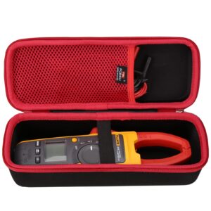 FBLFOBELI EVA Hard Carrying Case for Fluke 376/374/ 375FC 1000A Ac/Dc TRMS Wireless Clamp W/Iflex, Portable Shockproof Storage Bag(Case Only)