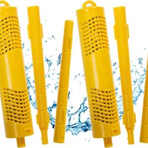 XUSHCL 2 Pack Spa Mineral Sticks Parts Cartridge for hot Tub Swimming Pool Fish Pond Filter, Last for 4 Month(Yellow)