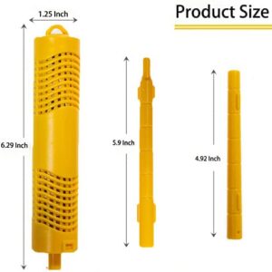 XUSHCL 2 Pack Spa Mineral Sticks Parts Cartridge for hot Tub Swimming Pool Fish Pond Filter, Last for 4 Month(Yellow)
