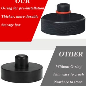 SYOAUTO Jack Pad for Tesla Model 3/Y/S/X Tesla Pucks Rubber Lifting Jack Pad 4 Packs Tesla Model Y Accessories 2024 2023 2022 2021