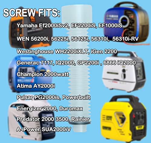 Generator Oil Change Funnel Fits Yamaha Ef2000iSv2 EF2200iS Westinghouse WH2200iXLT Generac 7117 GP2200i Rainier R2200i Wen Generator 56200i 56203i 56235i Portable Inverter