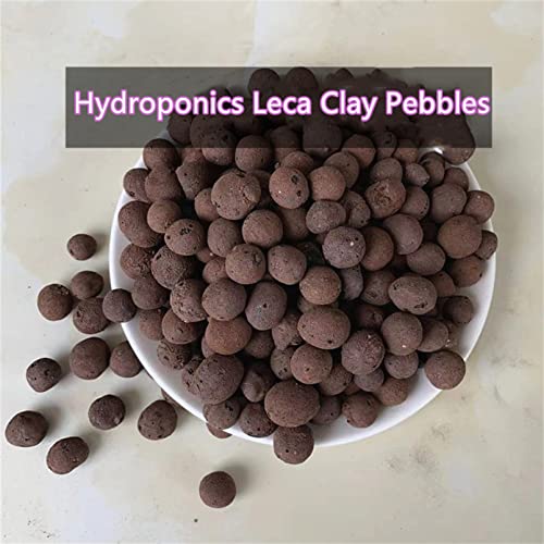 SiynannLawn 8LBS Expanded Clay Pebbles Grow Media Drainage Rocks for Potted Plants,Aquaponic,Aquarium,8-14mm Leca Balls for Hydroponics,Leca for Plants