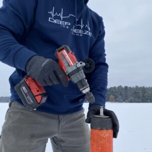 Deep Freeze EZ Auger Connection System- K-Drill -Easily Connect Your Cordless Drill to Your Ice Auger