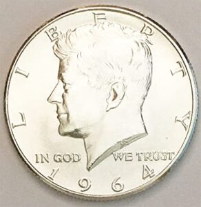 1964 p silver bu kennedy half dollar choice uncirculated us mint