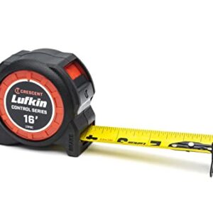 Crescent Lufkin 1-3/16 x 16' Command Control Series Yellow Clad Tape Measure - L1016C-02