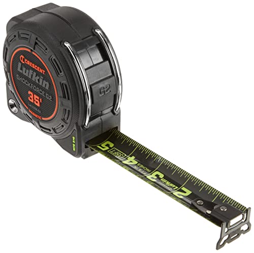 Crescent Lufkin Shockforce G2 35-ft Nite Eye Magnetic Tape Measure- LM1235B-02