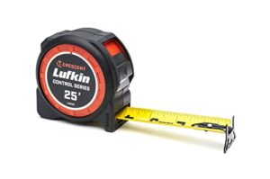 lufkin crescent lufkin 1-3/16 x 25' command control series yellow clad tape measure - l1025c-02
