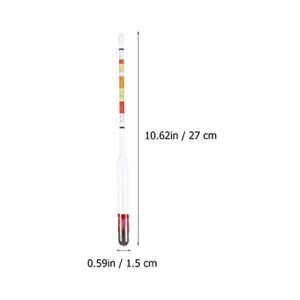 POPETPOP Tester Tester 2pcs Beer Making Hydrometer Triple Scale Hydrometer Hydrometer for Brew Beer Wine Mead Cake Breathalyzer