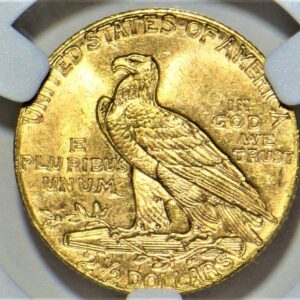 1929 P Indian Head Quarter Eagle $2.50 MS-64 NGC