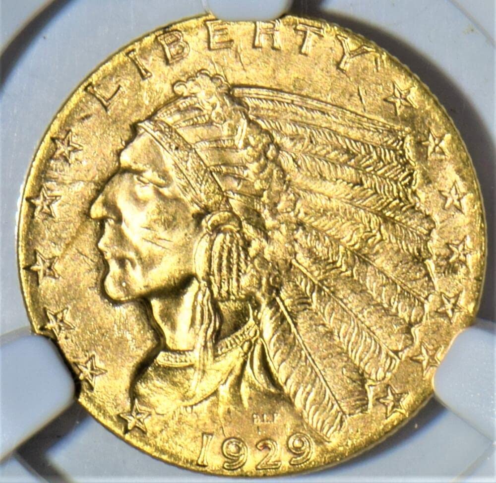 1929 P Indian Head Quarter Eagle $2.50 MS-64 NGC