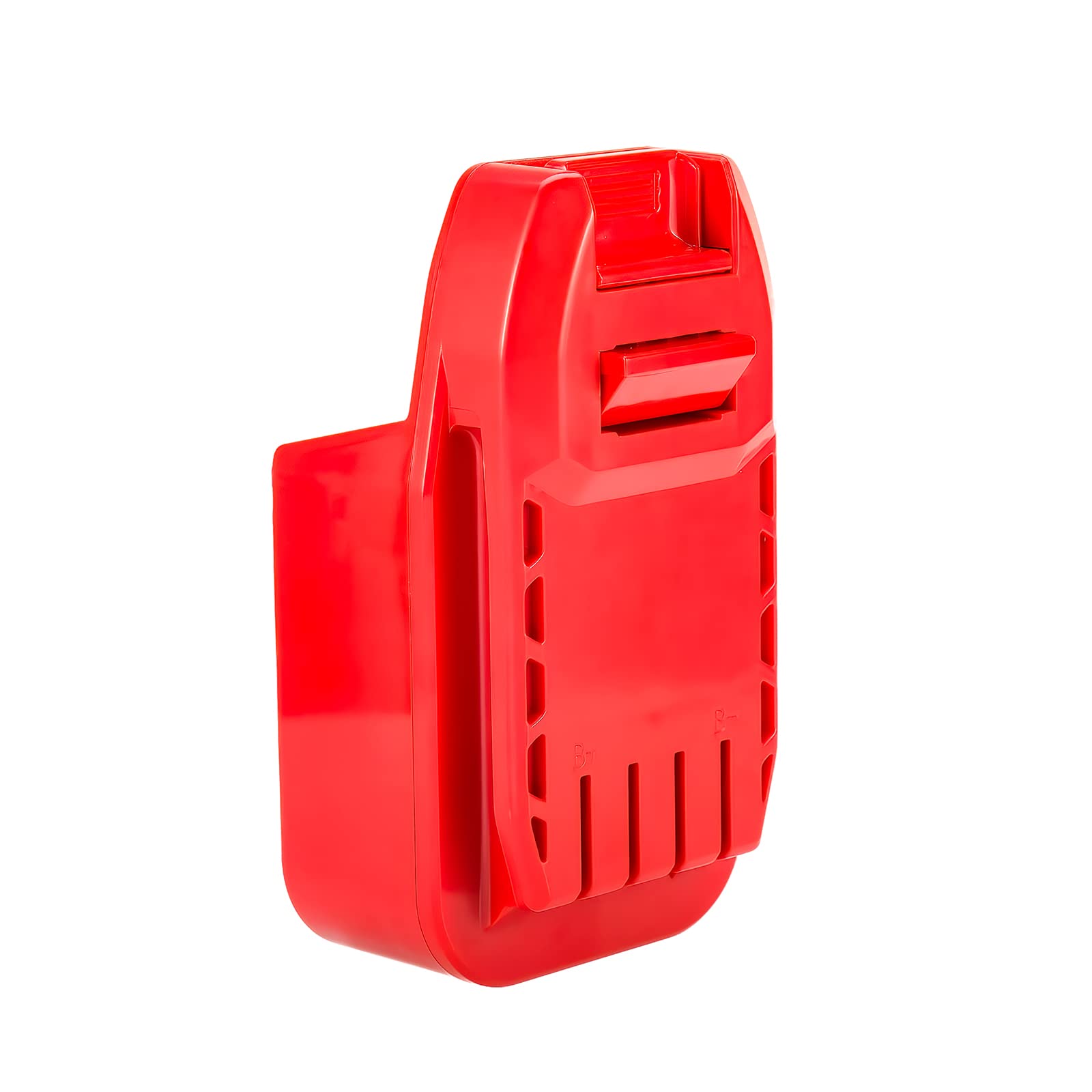 LQ-18RY Adapter Only Fits Craftsman V20 (NOT Old 20v) Cordless Tools for Milwaukee M18 Platform Lithium Batteries-Adapter Only RED MQ-GV 0