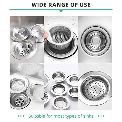 300 Pcs Kitchen Sink Strainer Bags Disposable Sink Garbage Bags,Sink Filter Net, Suitable for Kitchen and Bathroom Sink Drainage,for Collecting Kitchen Food Waste Leftover Garbage(300 3.54×3.54IN)