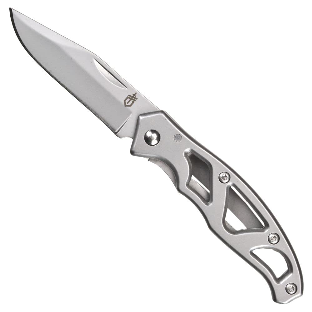 Customizable Engraved Pocket Knife - Gerber Paraframe Mini (Plain Fine Edge)