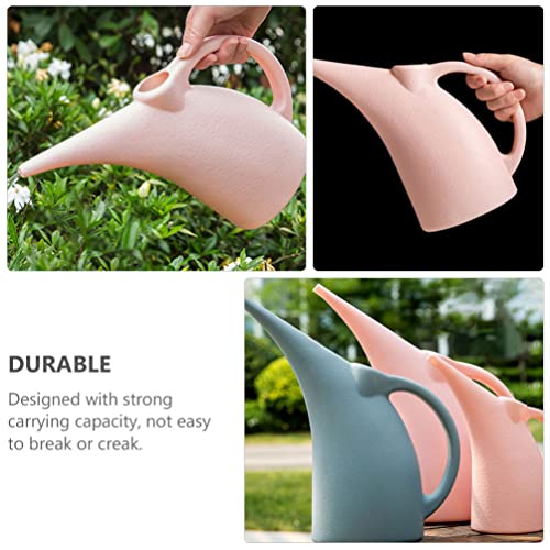 BESTOYARD Hand- held Watering Can for Succulents Bonsai Catus Plants Small Watering Pots for Garden Plants and Potted Flower Gardening Tool Pink