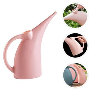 BESTOYARD Hand- held Watering Can for Succulents Bonsai Catus Plants Small Watering Pots for Garden Plants and Potted Flower Gardening Tool Pink