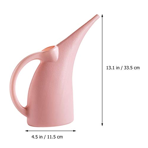 BESTOYARD Hand- held Watering Can for Succulents Bonsai Catus Plants Small Watering Pots for Garden Plants and Potted Flower Gardening Tool Pink