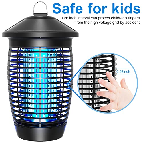 PALONE Bug Zapper 20W 4500V for Outdoor and Indoor High Powered Electric Mosquito Zappers Killer, Insect Fly Trap for Home Backyard Patio