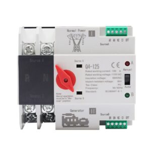 dual power automatic transfer switches self cast conversion switch generator changeover switch 110v (2p 100a)