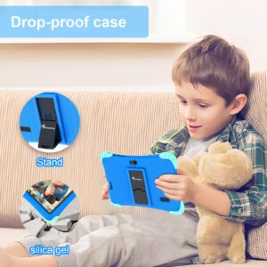 Semeakoko Kids Tablet 7 inch Android 11 Toddler Tablet Childrens Tablet for Kids 2-13 Quad-Core 2+32GB WiFi Bluetooth Dual Camera Parental Control with Drop-Proof Toddler Tablet Case