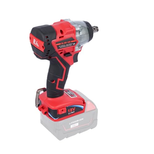 FSYAO 18V 1/2 inch cordless impact wrench-brushless, 350 ft-lbs maximum torque, 4-speed adjustment, automatic start and stop.(Main unit only, no battery).