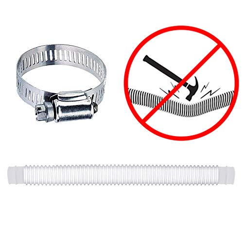 Swimming Pool Replacement Hose,1.25Inches Diameter Replacement Hose,Pool Filter Replacement Hose Compatible with filter Pump 330 GPH, 530 GPH, and 1000 GPH.(59in length)