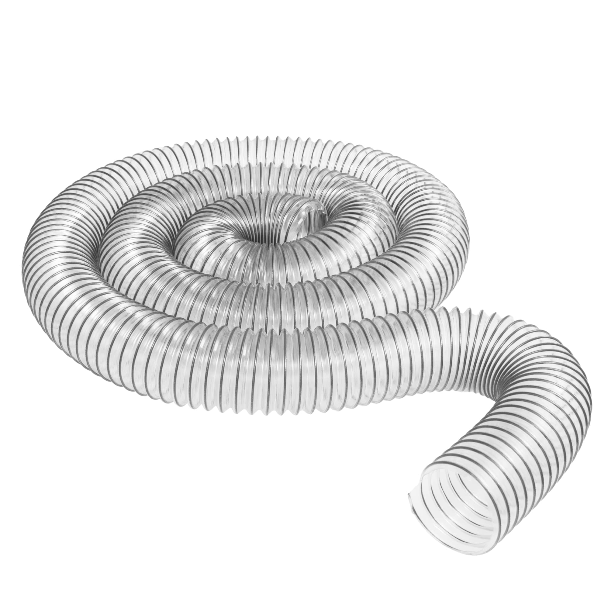 4" x 10' Ultra Flex Clear Vue Heavy Duty PVC Dust Debris and Fume Collection Hose MADE IN USA!