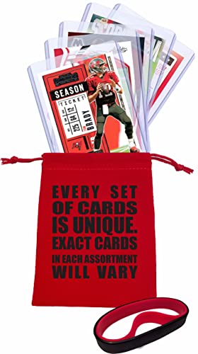 Tom Brady Football Cards Assorted (5) Bundle - Tampa Bay Buccaneers Trading Cards